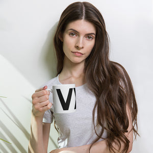 VXD White glossy mug